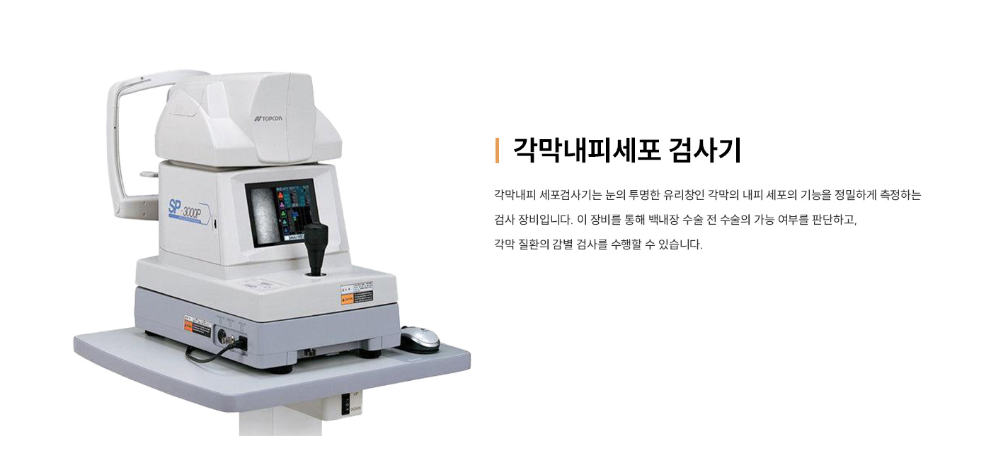 각막내피세포 검사기