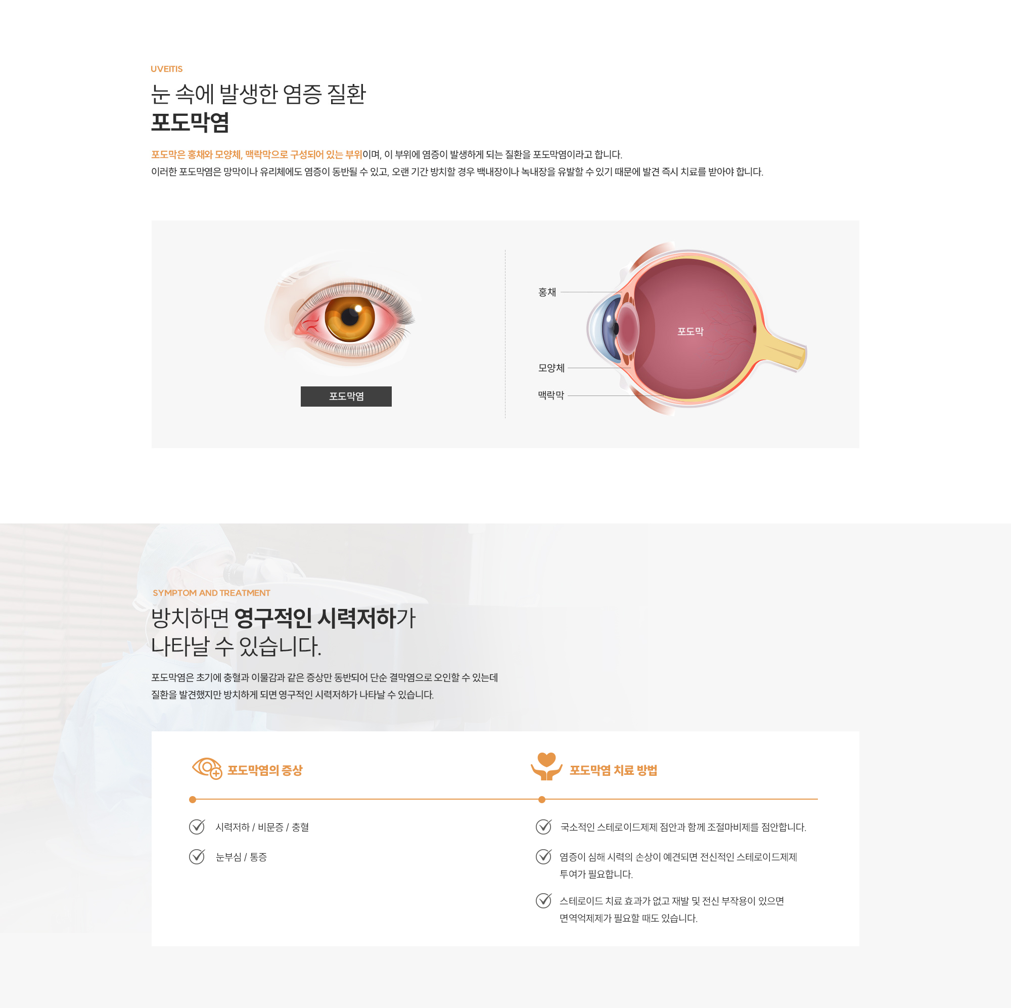 포도막염
